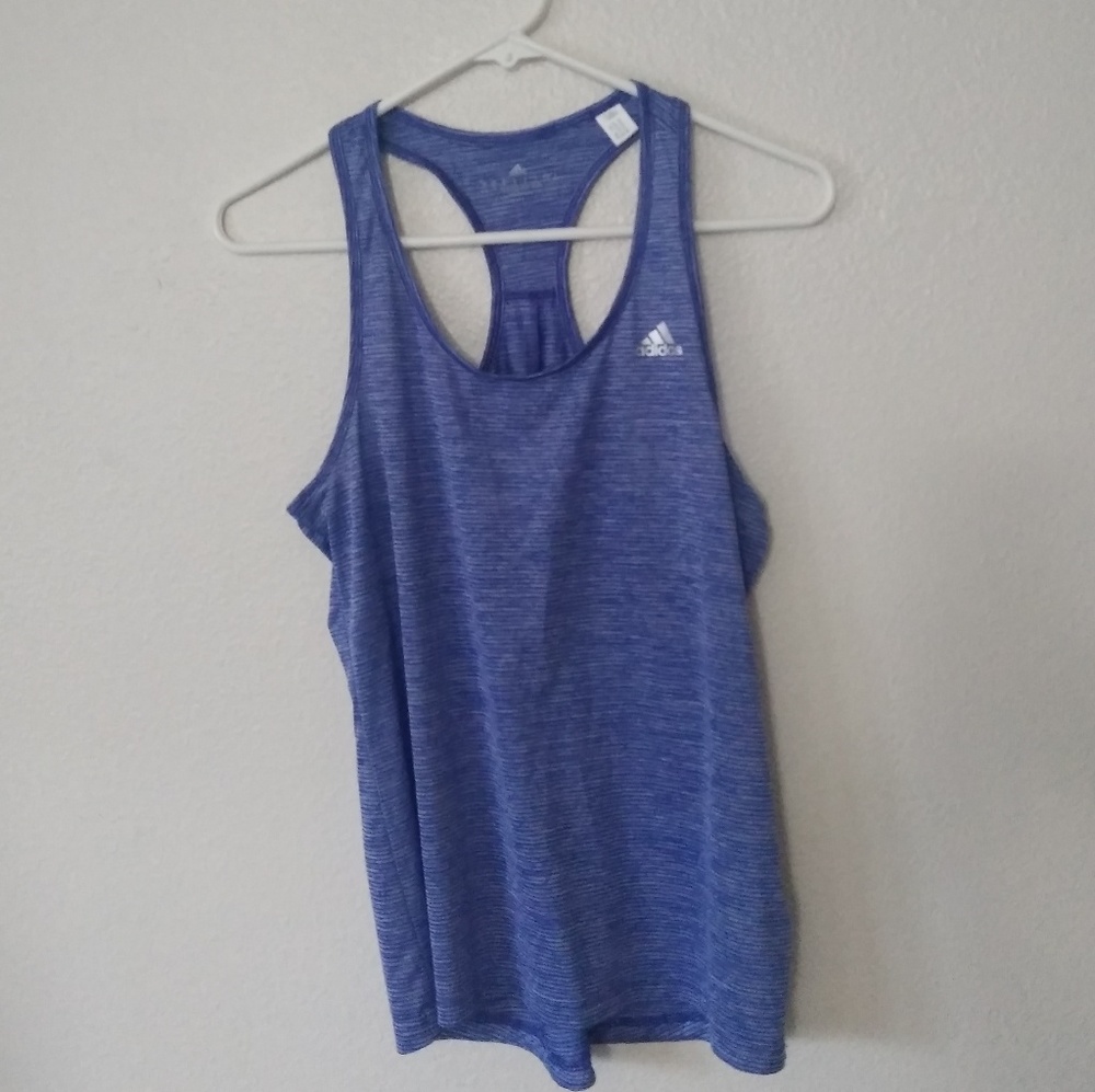 Adidas• Burn-out racerback• Magenta•Size small